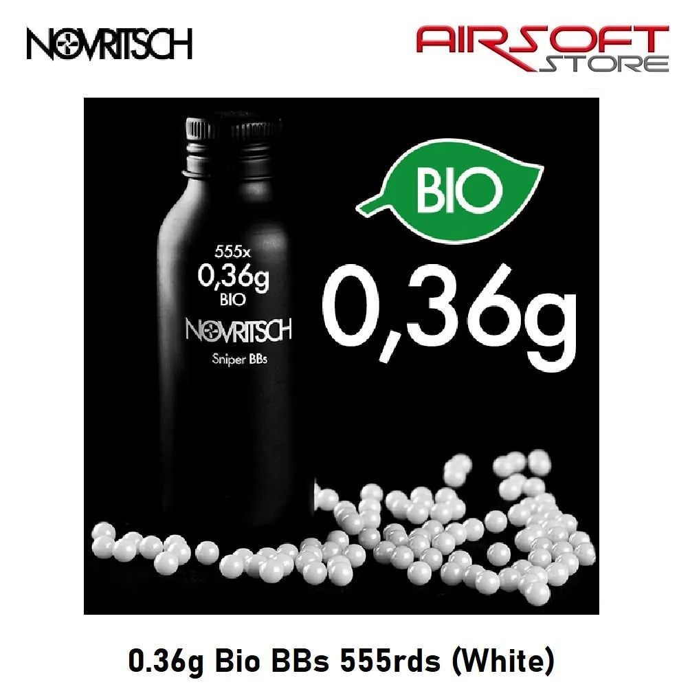 [2100000052400] 0.36g Bio BBs 555rds (White)