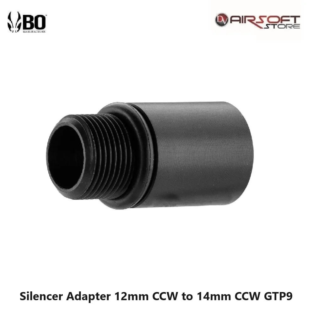 [2100000052431] Silencer Adapter 12mm CCW to 14mm CCW GTP9
