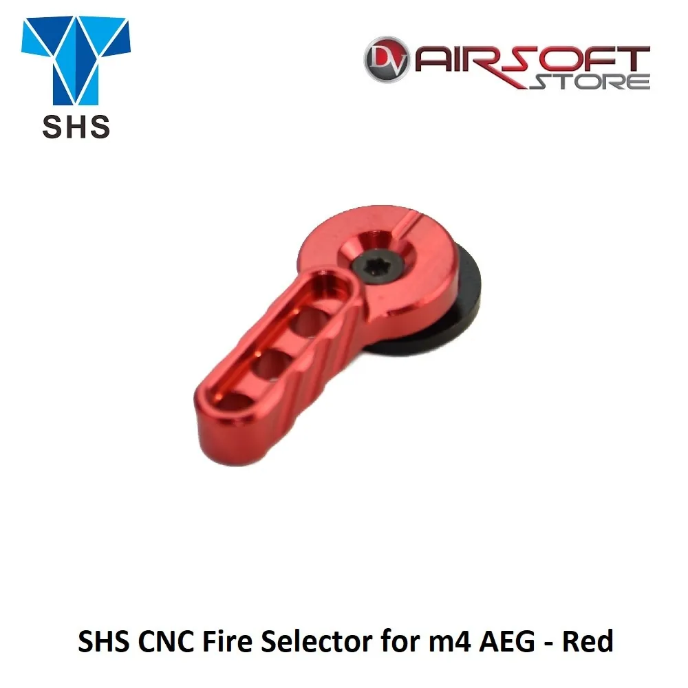 [2100000053049] CNC Fire Selector for m4 AEG - Red