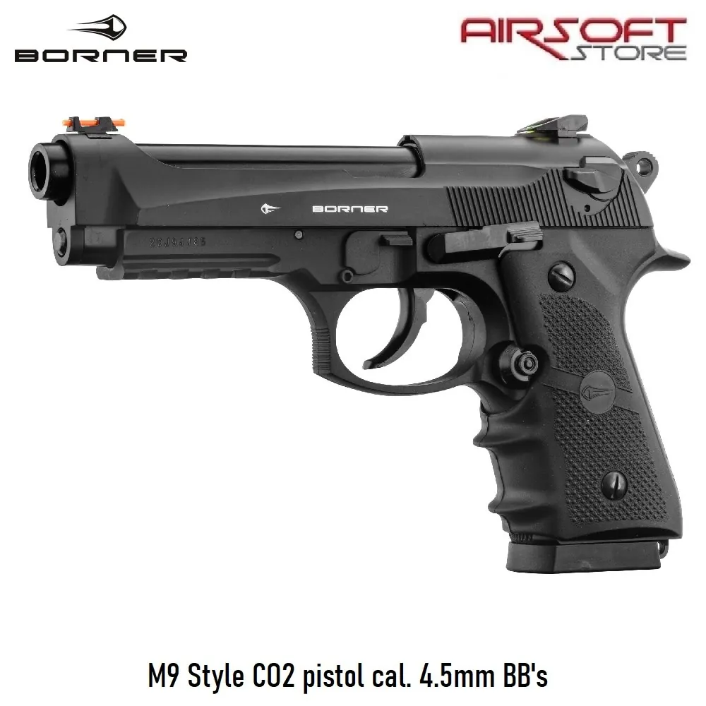 M9 Style CO2 pistol cal. 4.5mm BB's