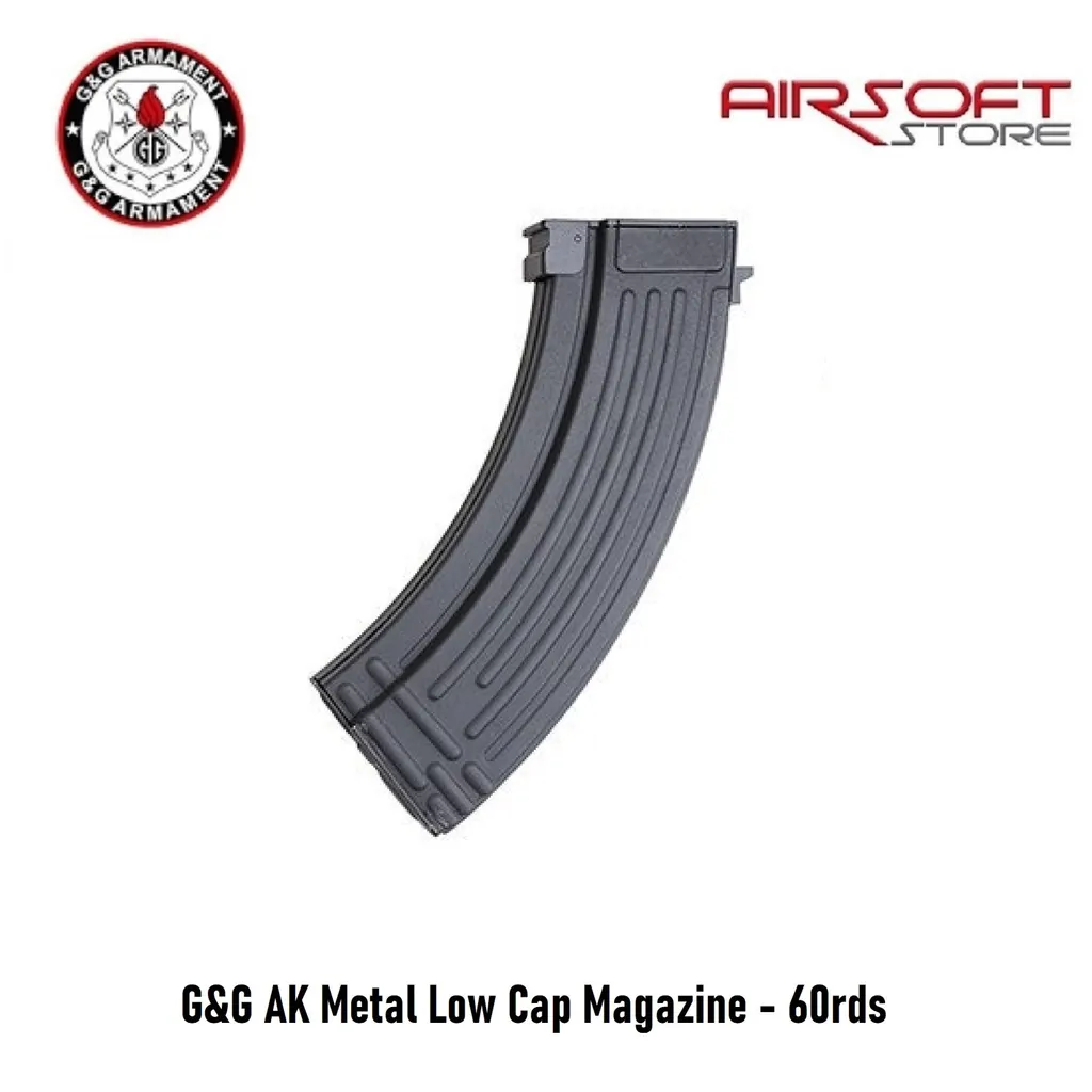[2100000054893] AK Metal Low Cap Magazine - 60rds