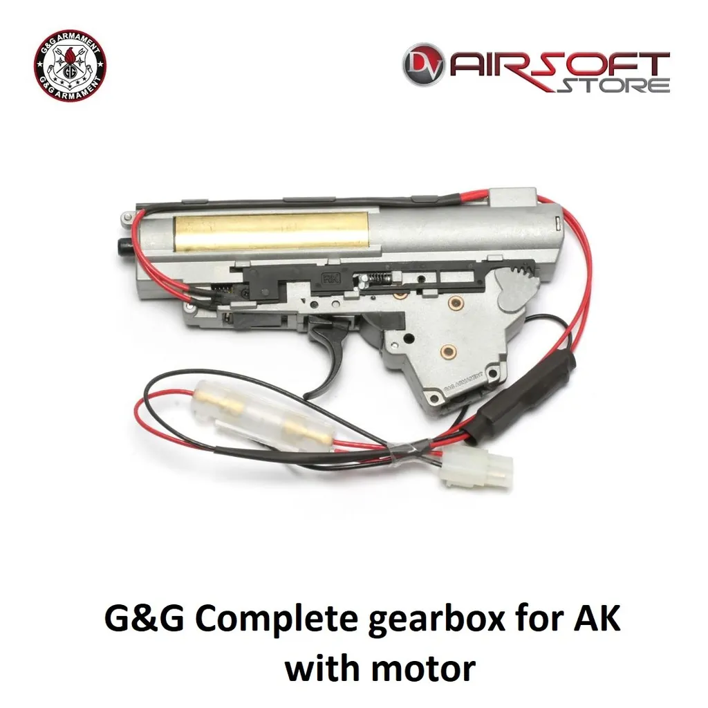 Complete gearbox for AK with motor