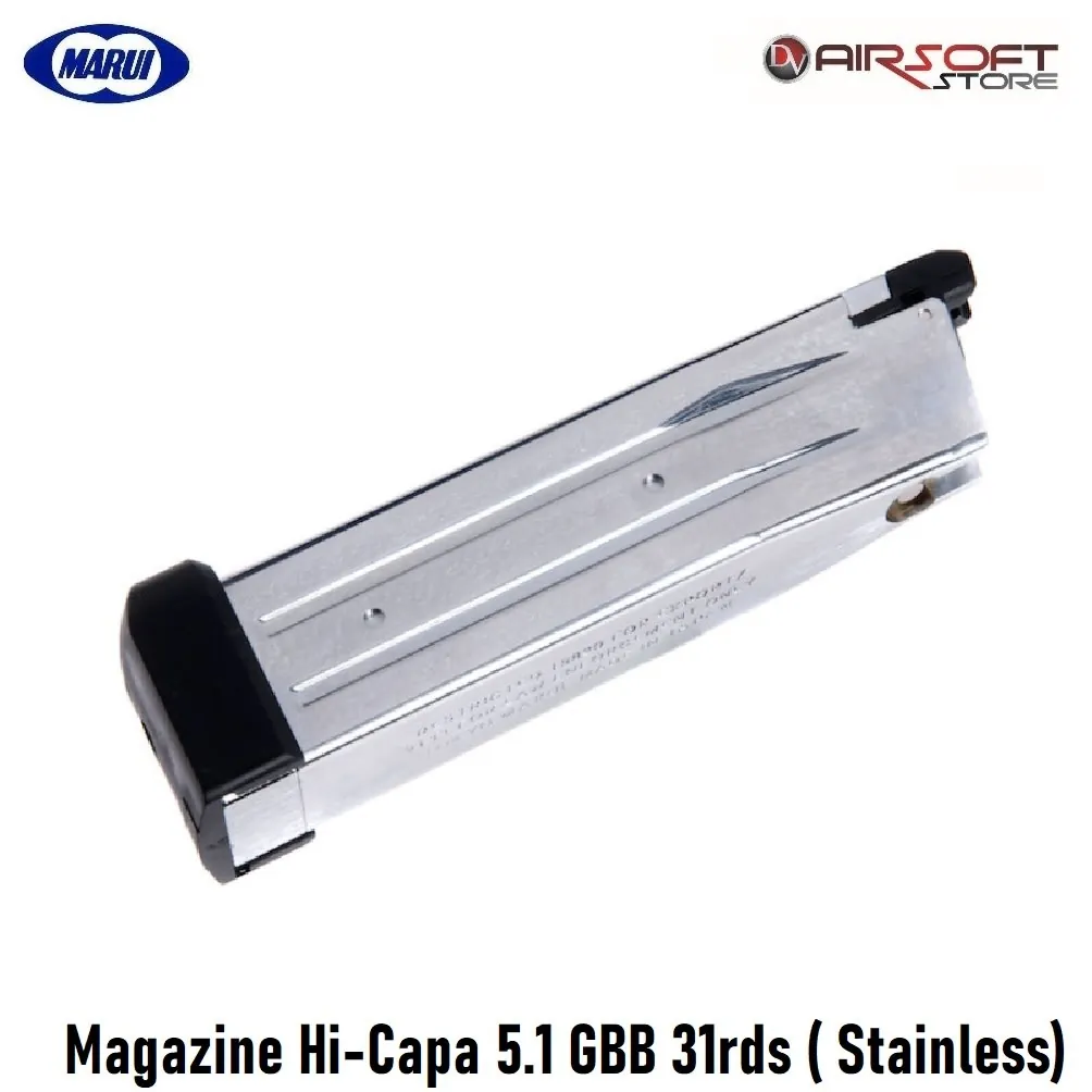 [2100000058471] Magazine Hi-Capa 5.1 GBB 31rds ( Stainless)