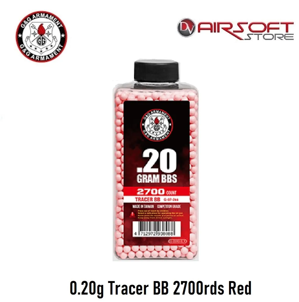 0.20g Tracer BB 2700rds Red