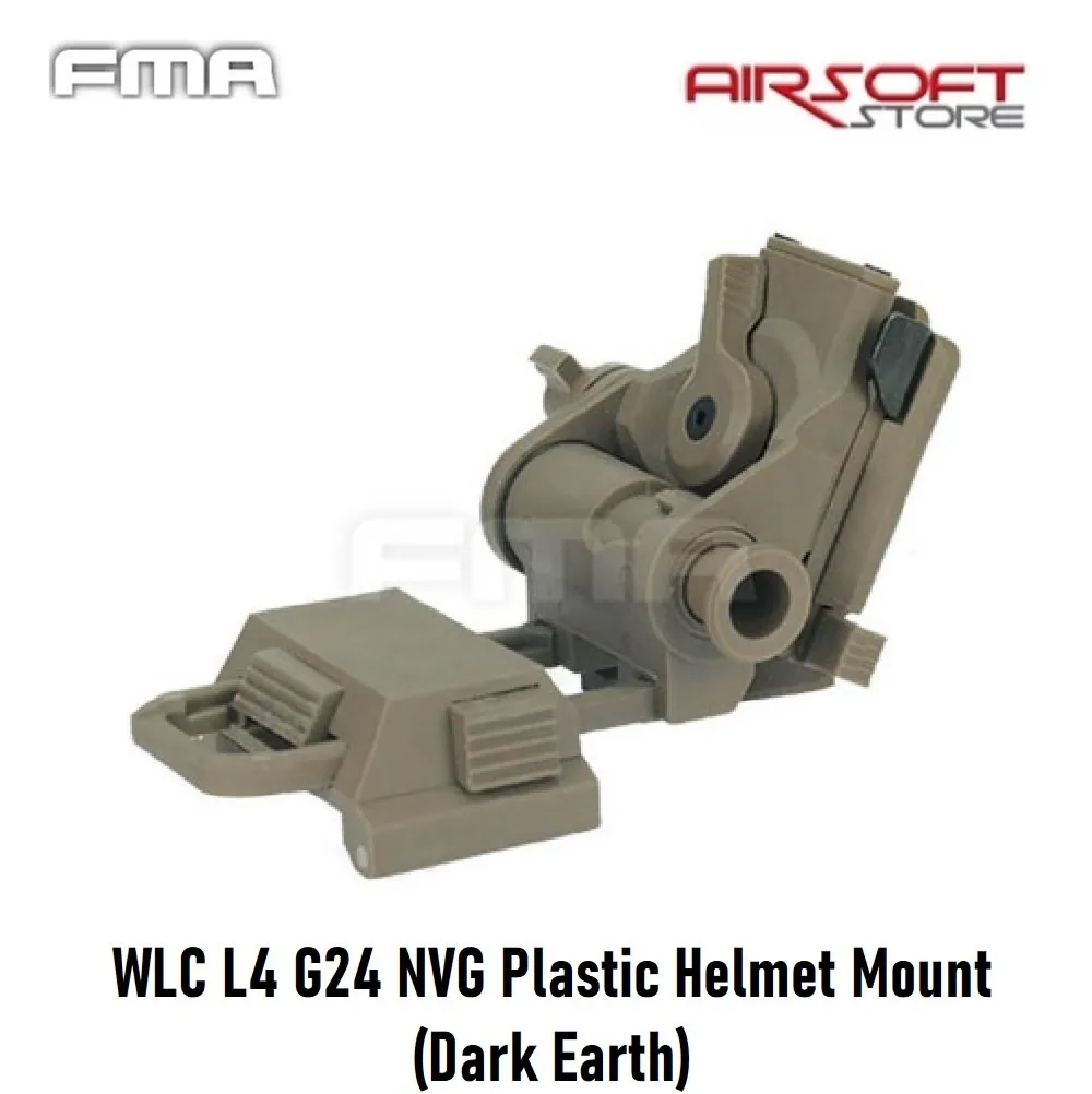 WLC L4 G24 NVG Plastic Helmet Mount (Dark Earth)