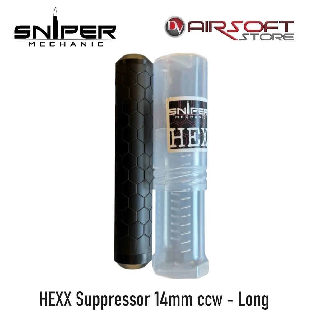 [2100000067848] HEXX Suppressor 14mm ccw - Long