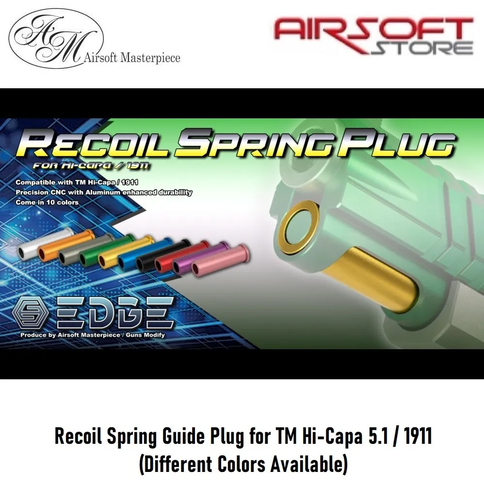 [2100000068463] Recoil Spring Guide Plug for TM Hi-Capa 5.1 / 1911 (Black)