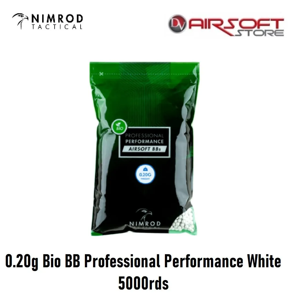 0.20g Bio BB Professional Performance White 5000rds