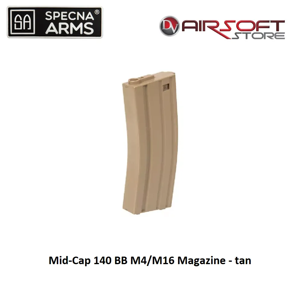 Mid-Cap 140 BB M4/M16 Magazine - tan
