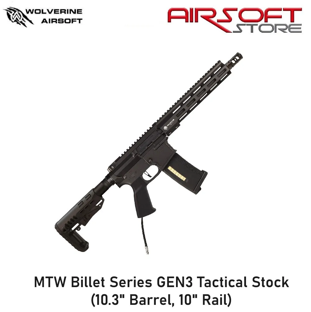 MTW Billet Series GEN3 Tactical Stock (10.3" Barrel, 10" Rail)