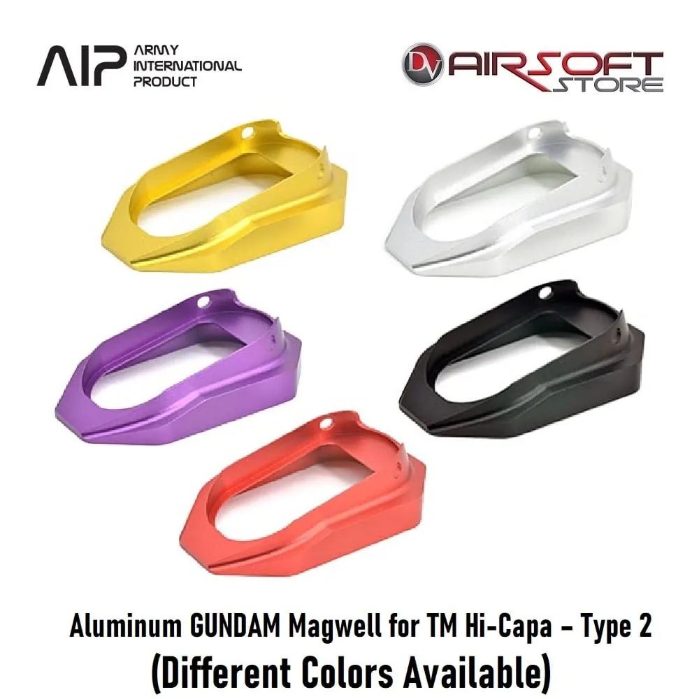 Aluminum GUNDAM Magwell for TM Hi-Capa – Type 2