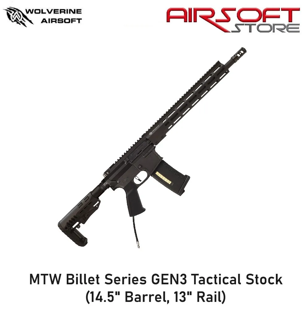 MTW Billet Series GEN3 Tactical Stock (14.5" Barrel, 13" Rail)