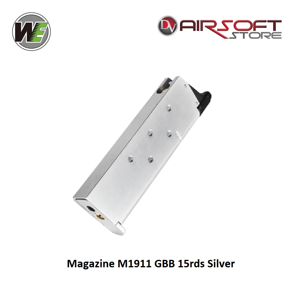 Magazine M1911 GBB 15rds Silver