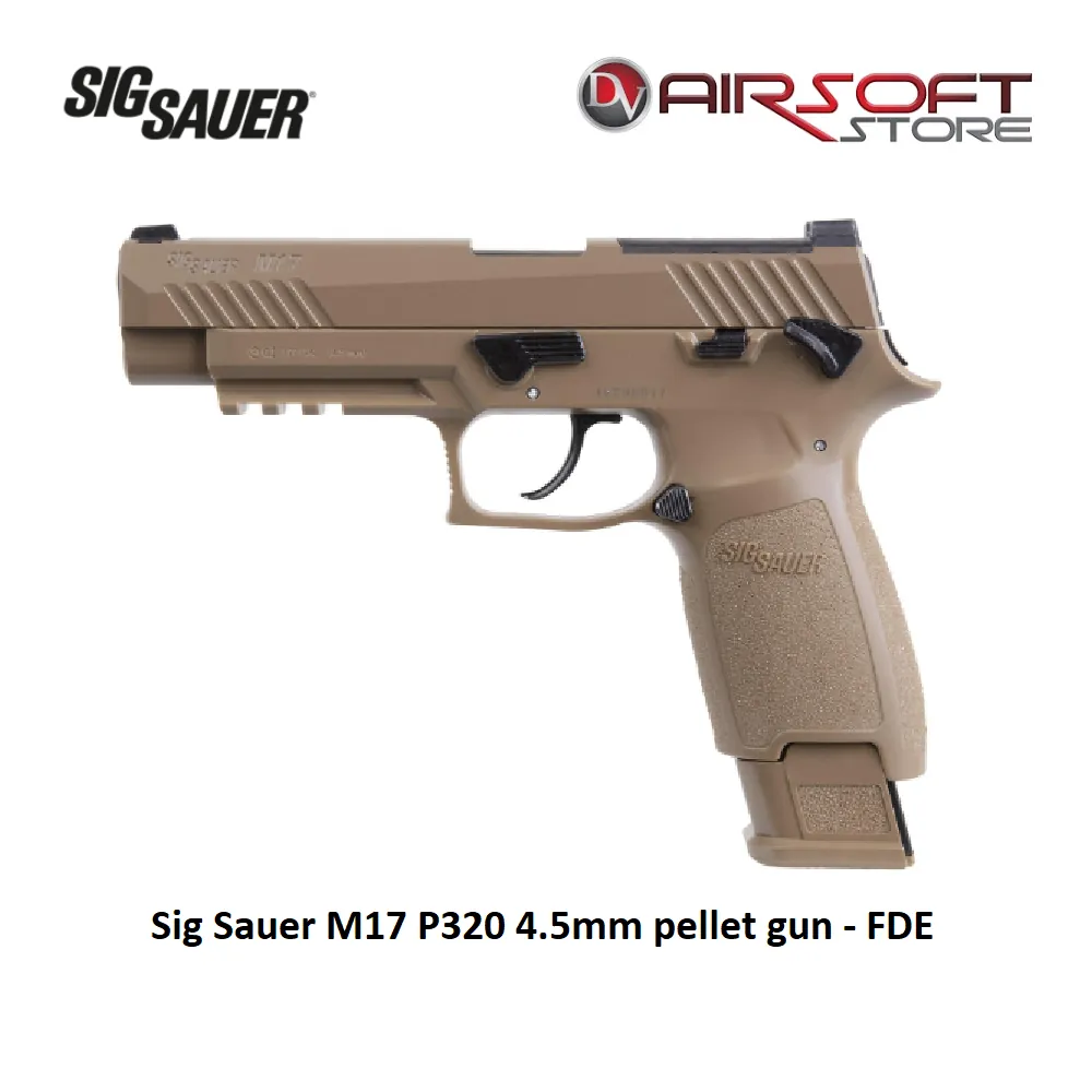 [2100000072828] Sig Sauer M17 P320 4.5mm pellet gun - FDE