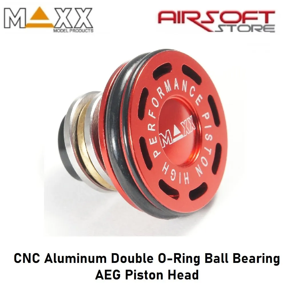 CNC Alu Double O-Ring Ball Bearing AEG Piston Head