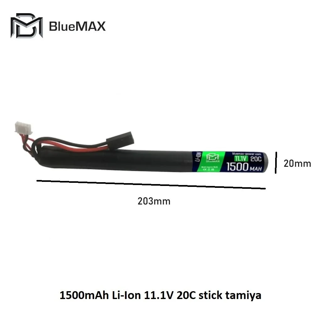 1500mAh Li-Ion 11.1V 20C stick tamiya