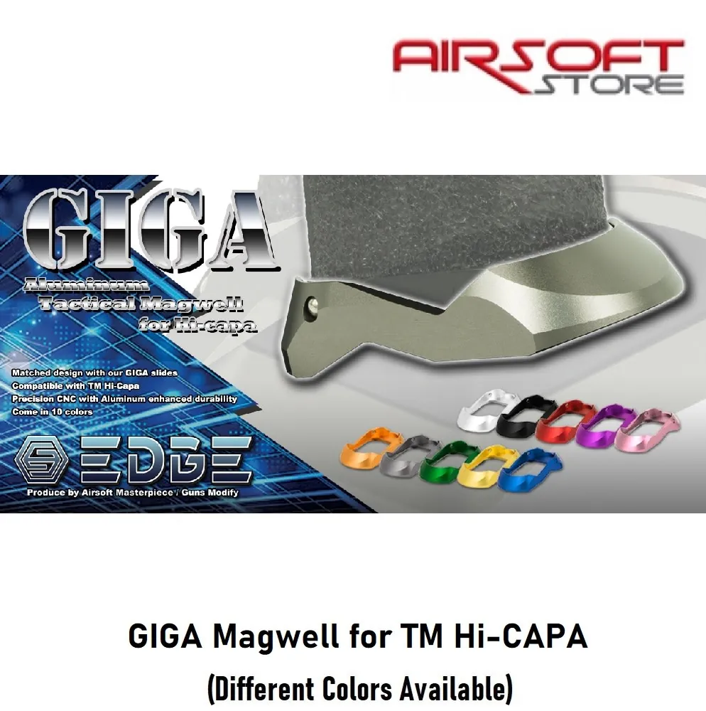 [2100000074709] GIGA Magwell for TM Hi-CAPA (Black)