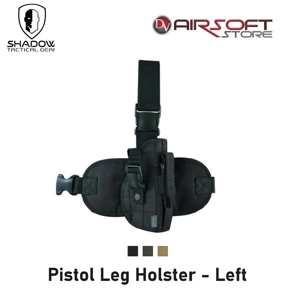 [2100000075751] Pistol Leg Holster - Left (Black)