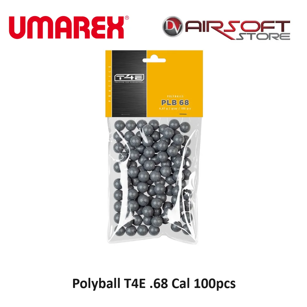 [2100000076802] Polyball T4E .68 Cal 100pcs