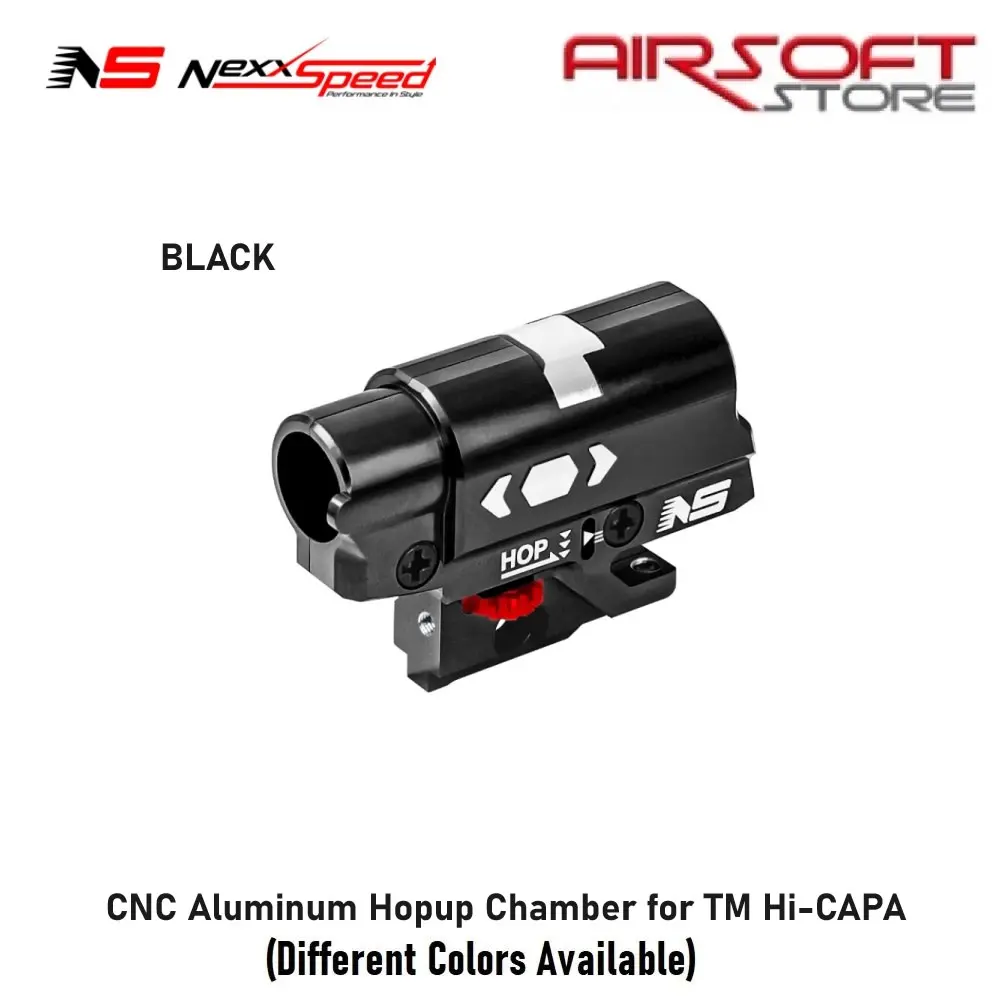 [2100000078028] CNC Aluminum Hopup Chamber for TM Hi-CAPA (Black)