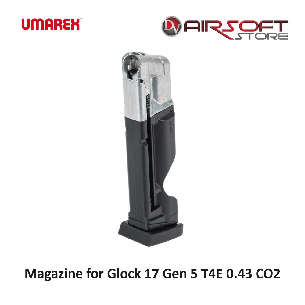Magazine for Glock 17 Gen 5 T4E 0.43 CO2