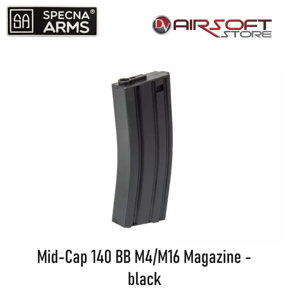 Mid-Cap 140 BB M4/M16 Magazine - black