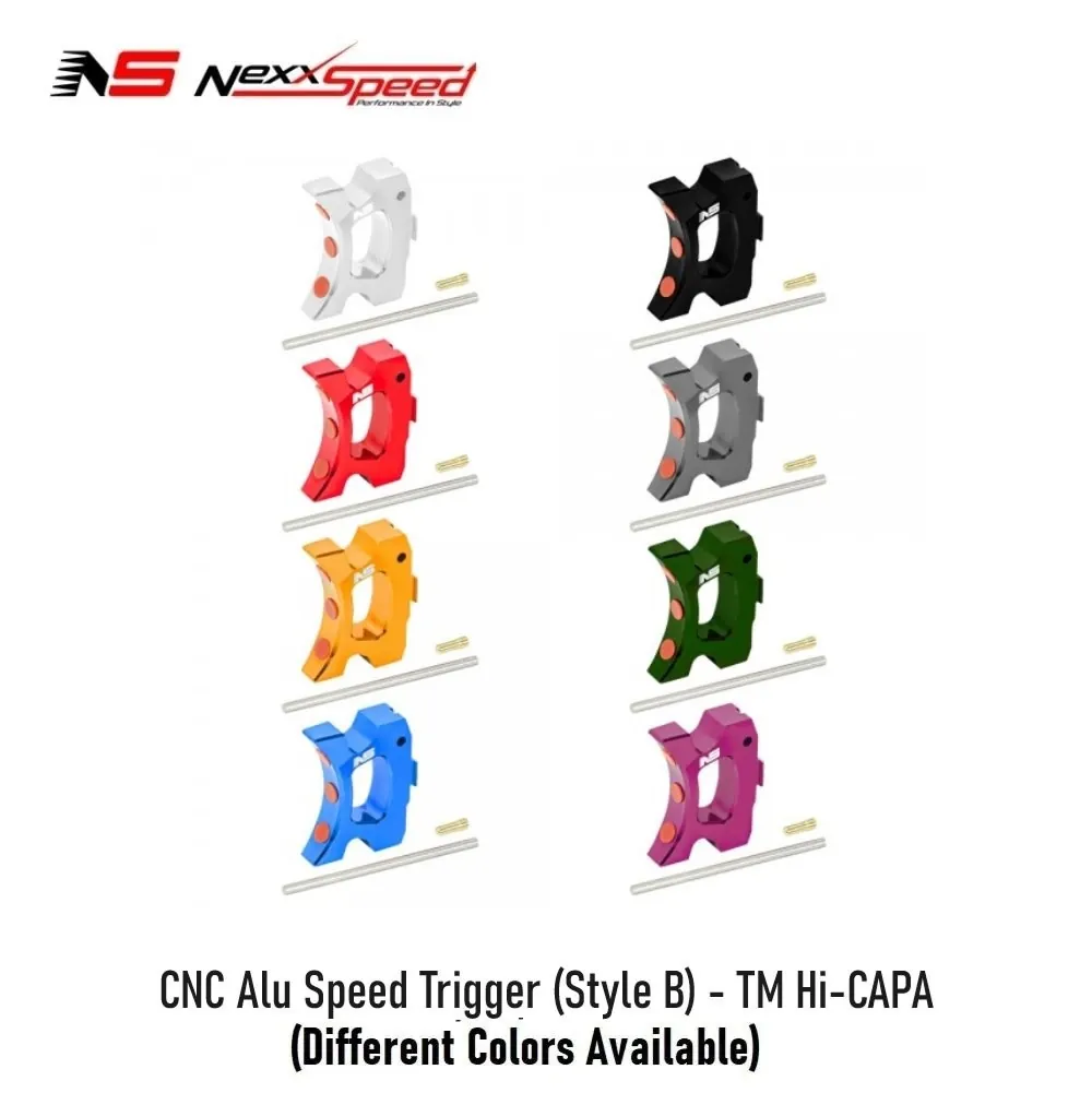 [2100000079032] CNC Alu Speed Trigger (Style B) - TM Hi-CAPA (Black)