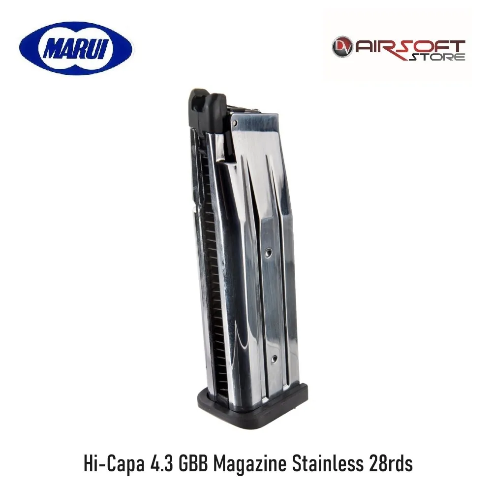 Hi-Capa 4.3 GBB Magazine Stainless 28rds