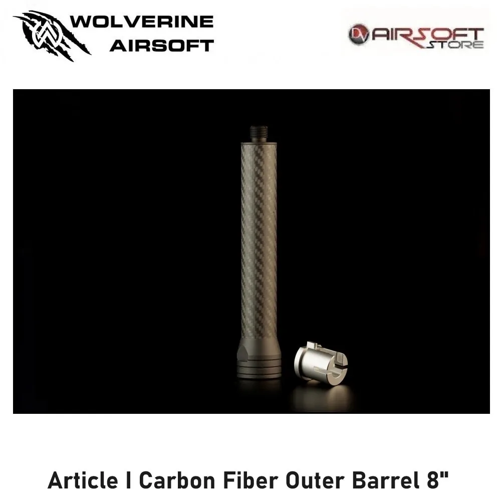 [2100000079902] Article I Carbon Fiber Outer Barrel 8"