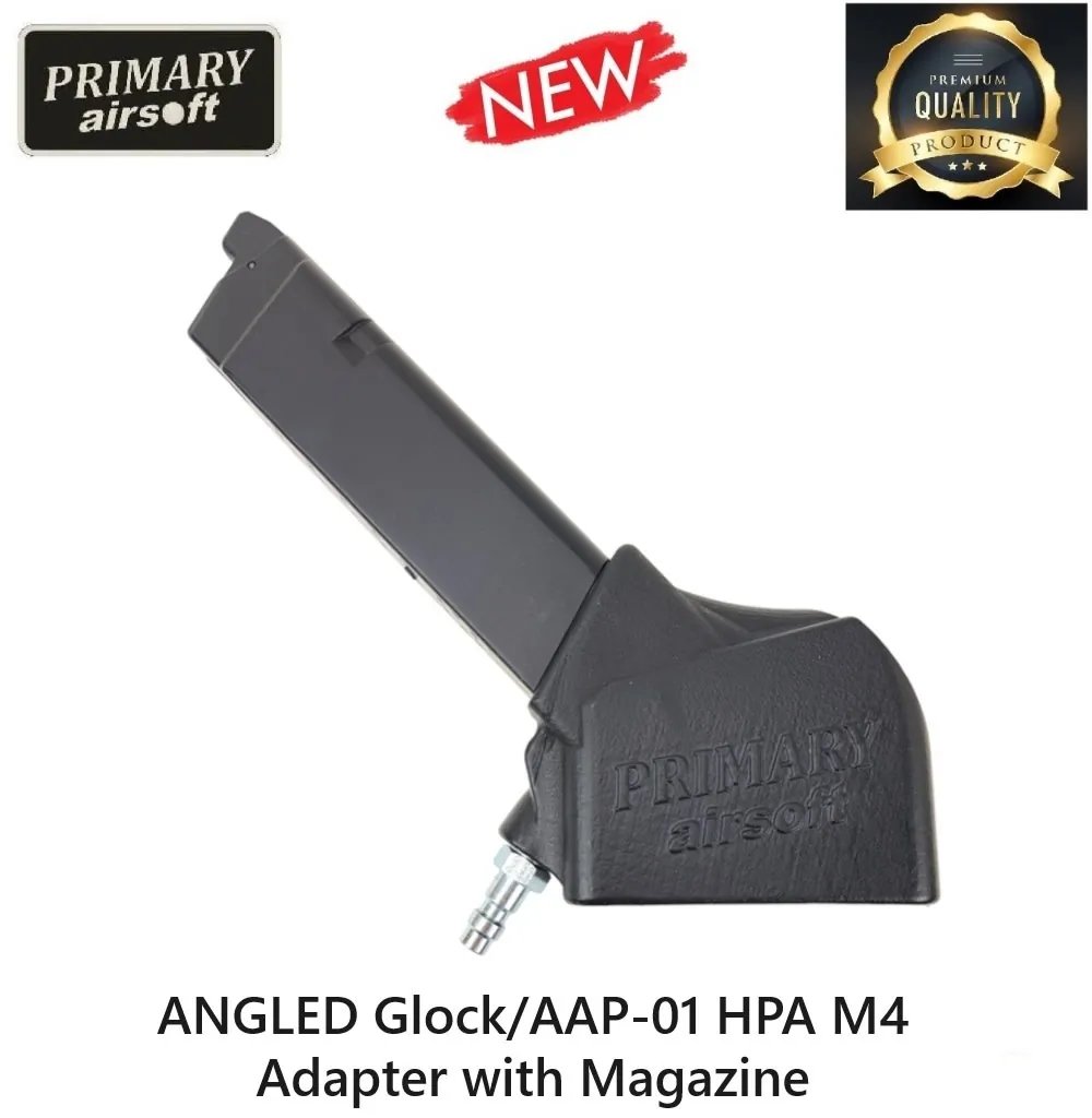 [2100000080236] ANGLED Glock/AAP-01 HPA M4 Adapter with Magazine