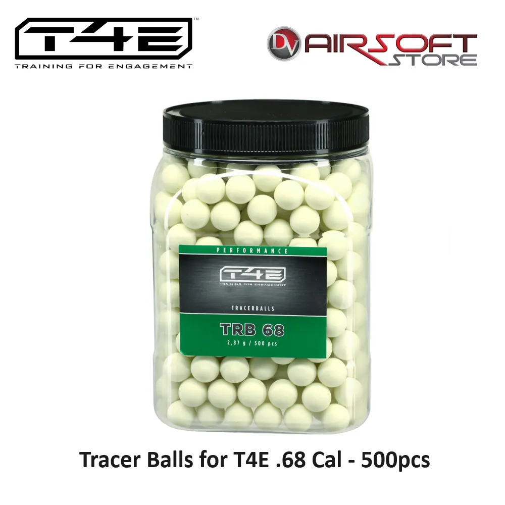 [2100000080830] Tracer Balls for T4E .68 Cal - 500pcs