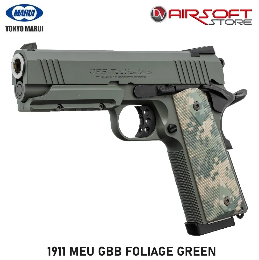 [2100000082933] 1911 MEU GBB FOLIAGE GREEN