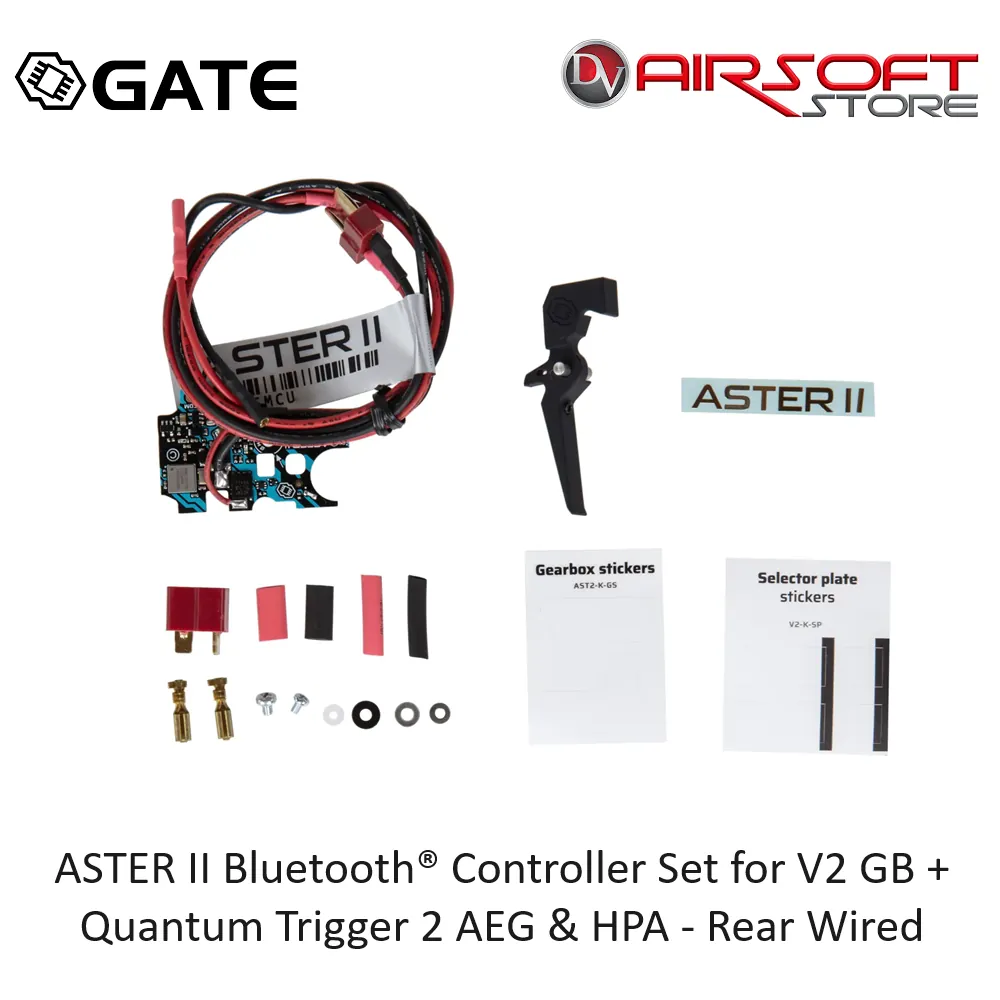 ASTER II Bluetooth® Controller Set for V2 GB + Quantum Trigger 2 AEG & HPA - Rear Wired
