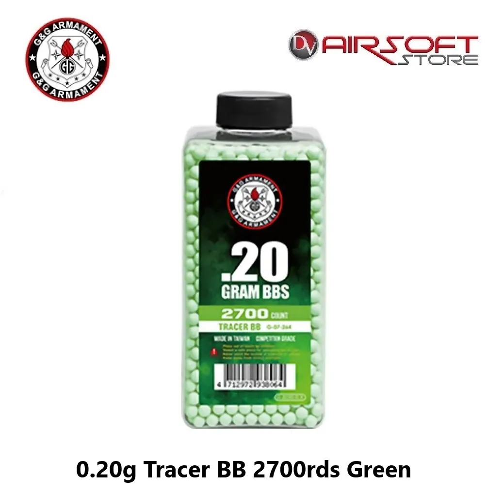 [2100000086757] 0.20g Tracer BB 2700rds Green