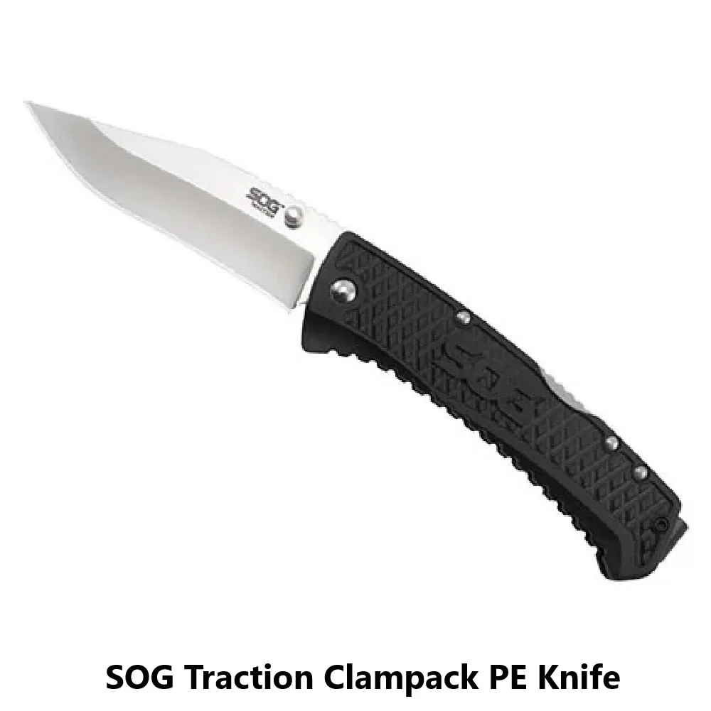 SOG Traction Clampack PE Knife