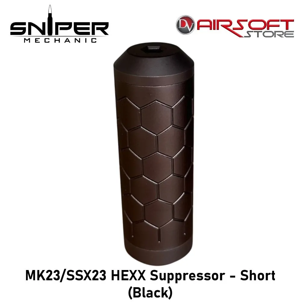 [2100000089000] MK23/SSX23 HEXX Suppressor - Short (Black)