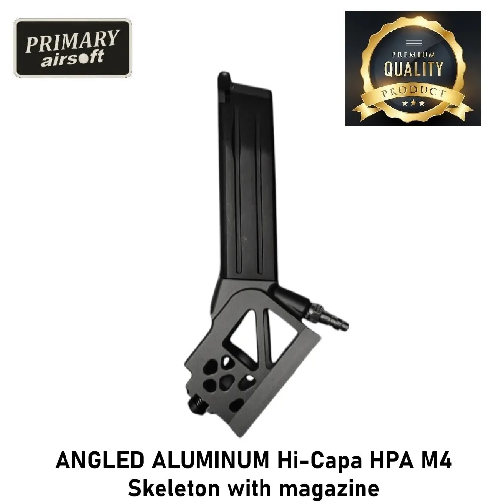 ANGLED ALU Hi-Capa HPA M4 Skeleton with magazine