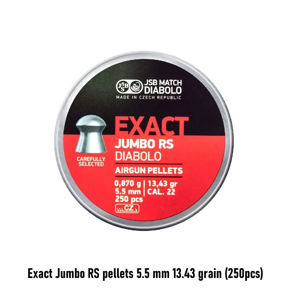 Exact Jumbo RS pellets 5.5 mm 13.43 grain (250pcs)