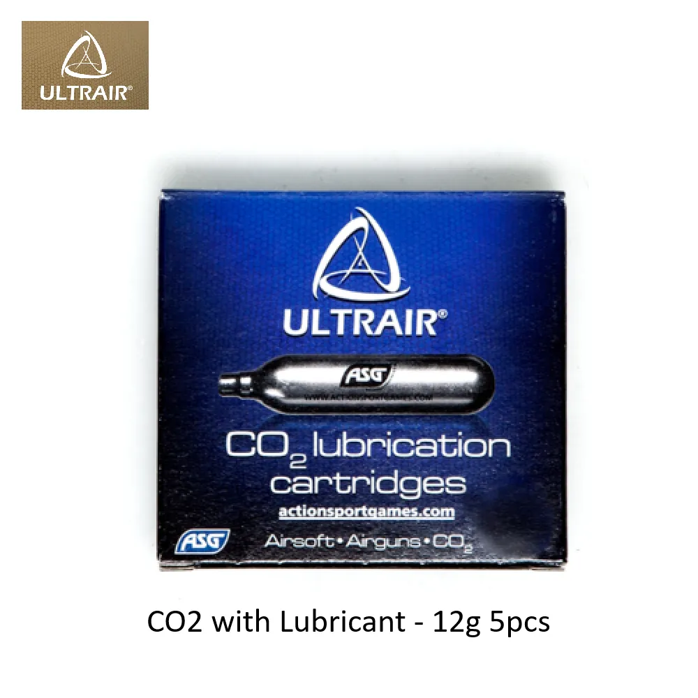 CO2 maintenance with Lubricant - 12g 5pcs