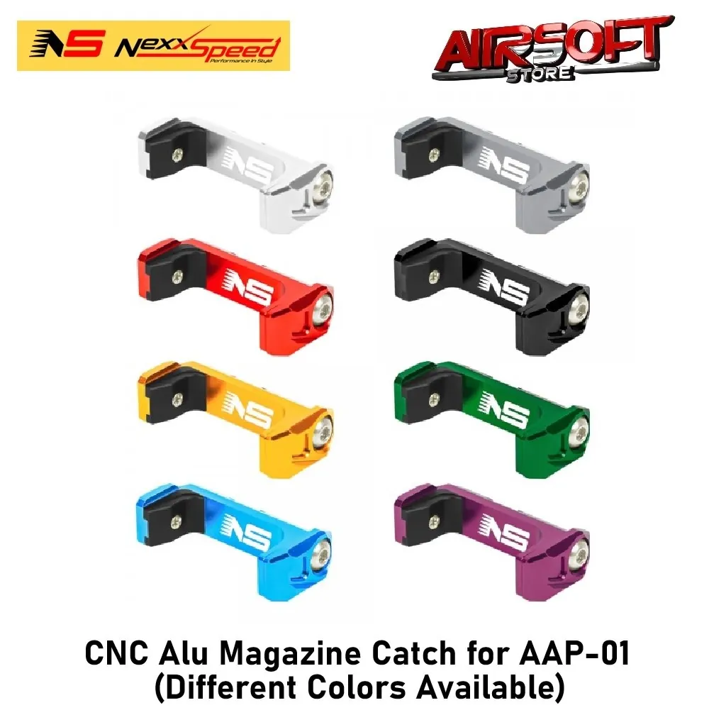 [2100000091737] CNC Alu Magazine Catch for AAP-01 (Black)