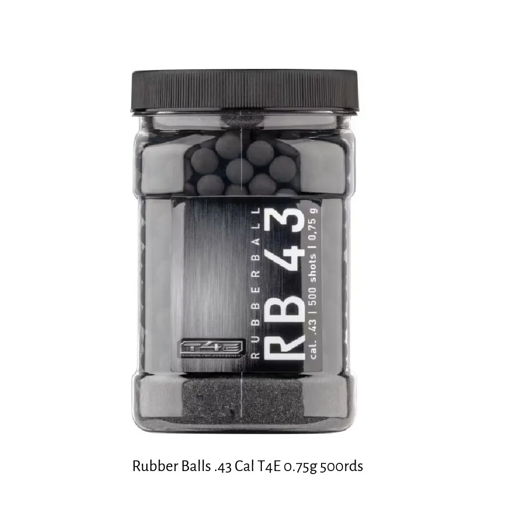 Rubber Balls .43 Cal T4E 0.75g 500rds