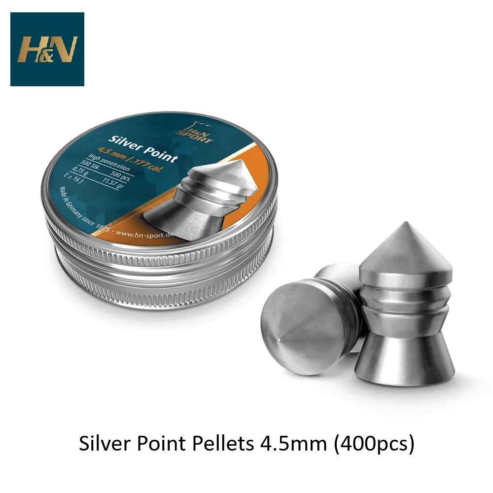 Silver Point Pellets 4.5mm (400pcs)