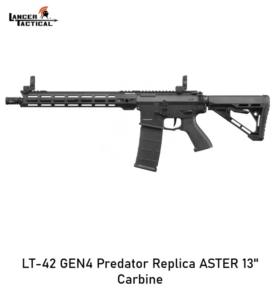[2100000096923] LT-42 GEN4 Predator Replica ASTER 13'' Carbine