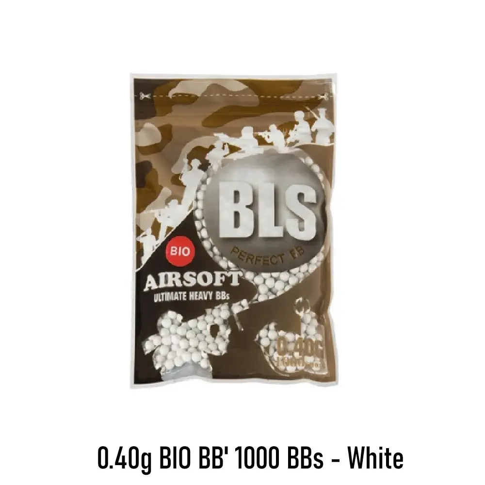 0.40g BIO BB' 1000 BBs - White