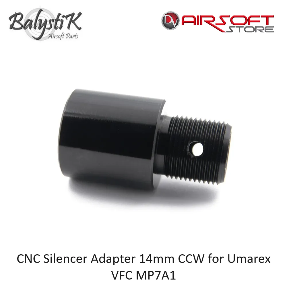 CNC Silencer Adapter 14mm CCW for Umarex VFC MP7A1