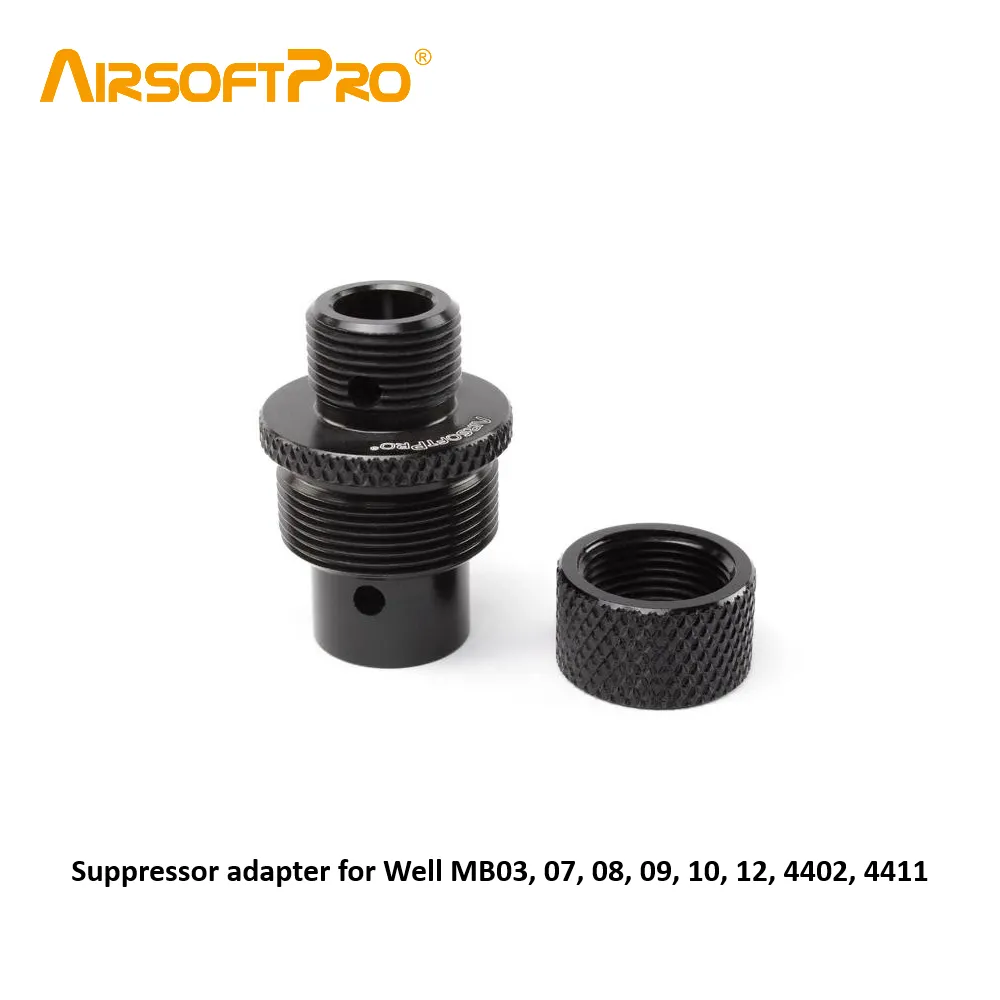 Suppressor adapter for Well MB03, 07, 08, 09, 10, 12, 4402, 4411