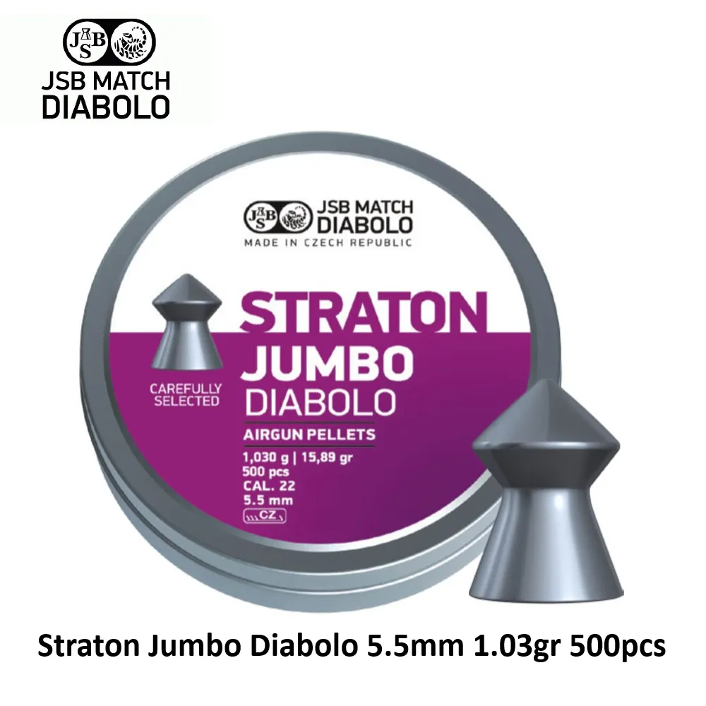 [2100000095544] Straton Jumbo Diabolo 5.5mm 1.03gr 500pcs