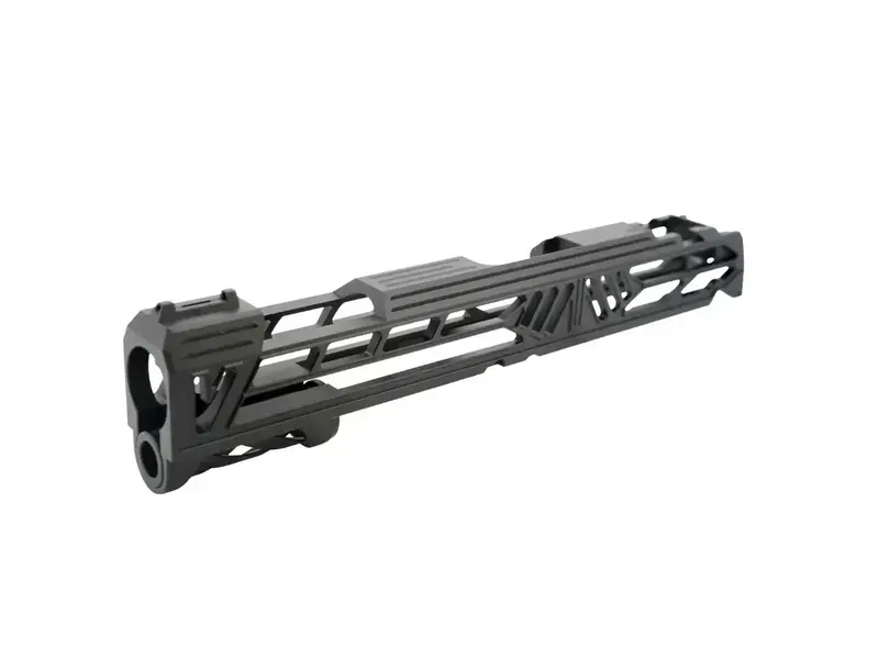 [2100000097821] Aluminum Slide Type V with Led Front Sight for TM Hi-CAPA 5.1 (Black)