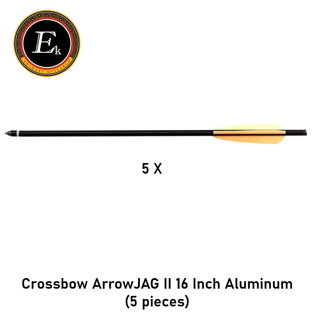Crossbow ArrowJAG II 16 Inch Aluminum (5 pieces)