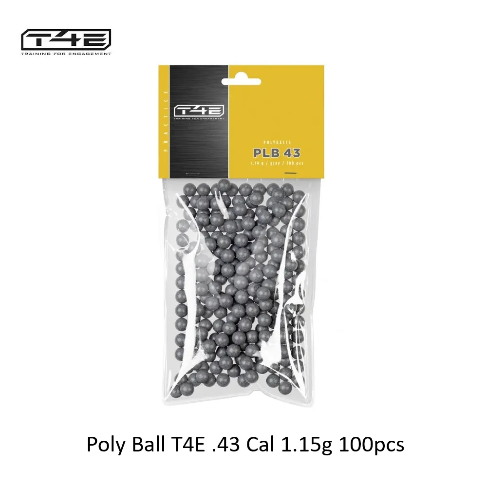 Poly Ball T4E .43 Cal 1.15g 100pcs
